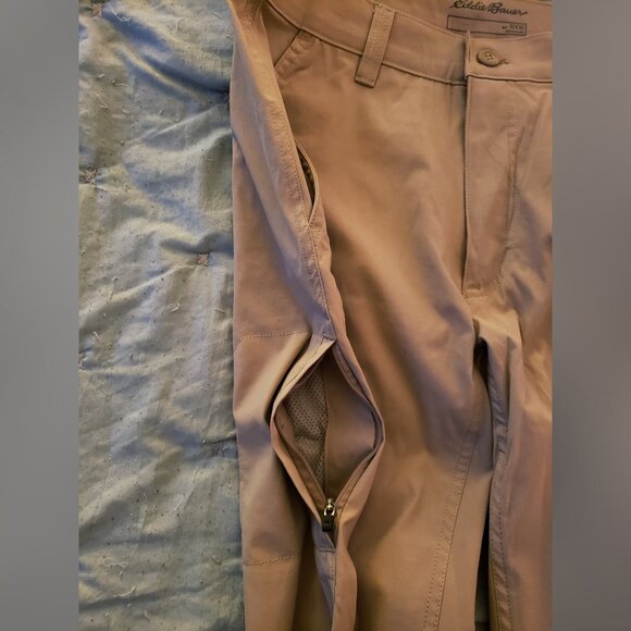 Eddie Bauer Men's Horizon Guide Chino Pants - Slim (32x30, Light Khaki) - Picture 5 of 11